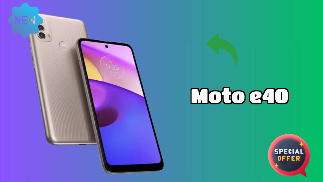 Moto E40 Display Size: 6.5 Inches (16.51 Cm) Screen Quality