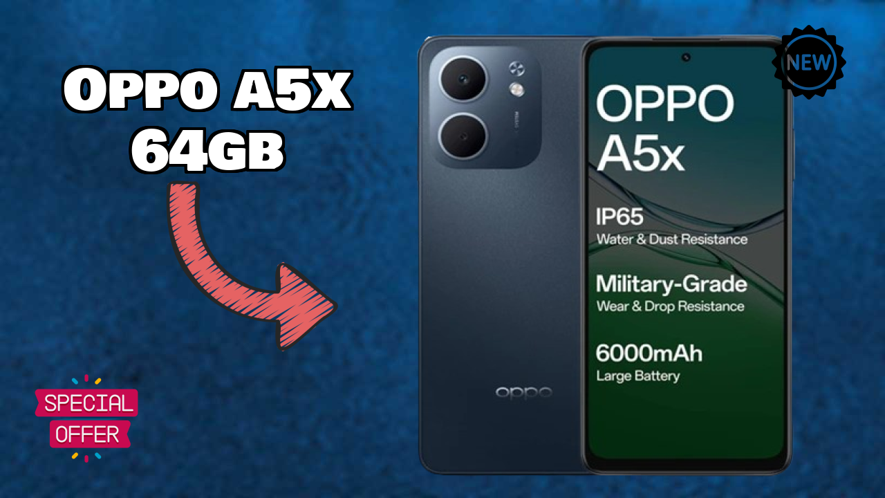 OPPO A5x 64GB Display Review: LCD Screen Size