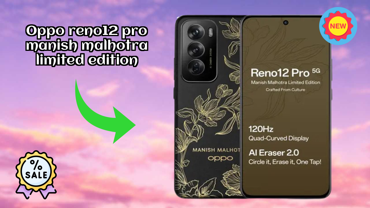 OPPO Reno12 Pro Manish Malhotra Limited Edition Display Analysis: 6.7 Inches (17.02 Cm) Screen