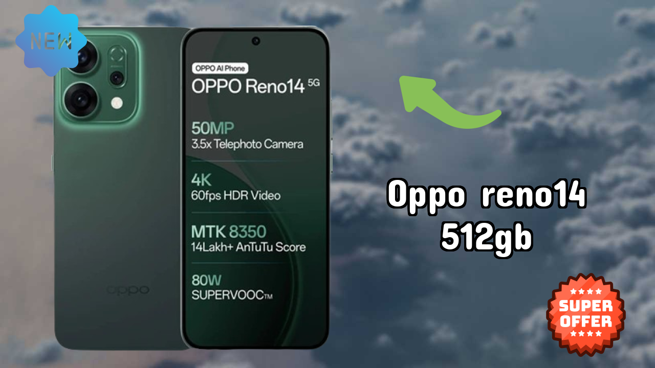 OPPO Reno14 512GB at ₹42,999 - Complete Review & Rating