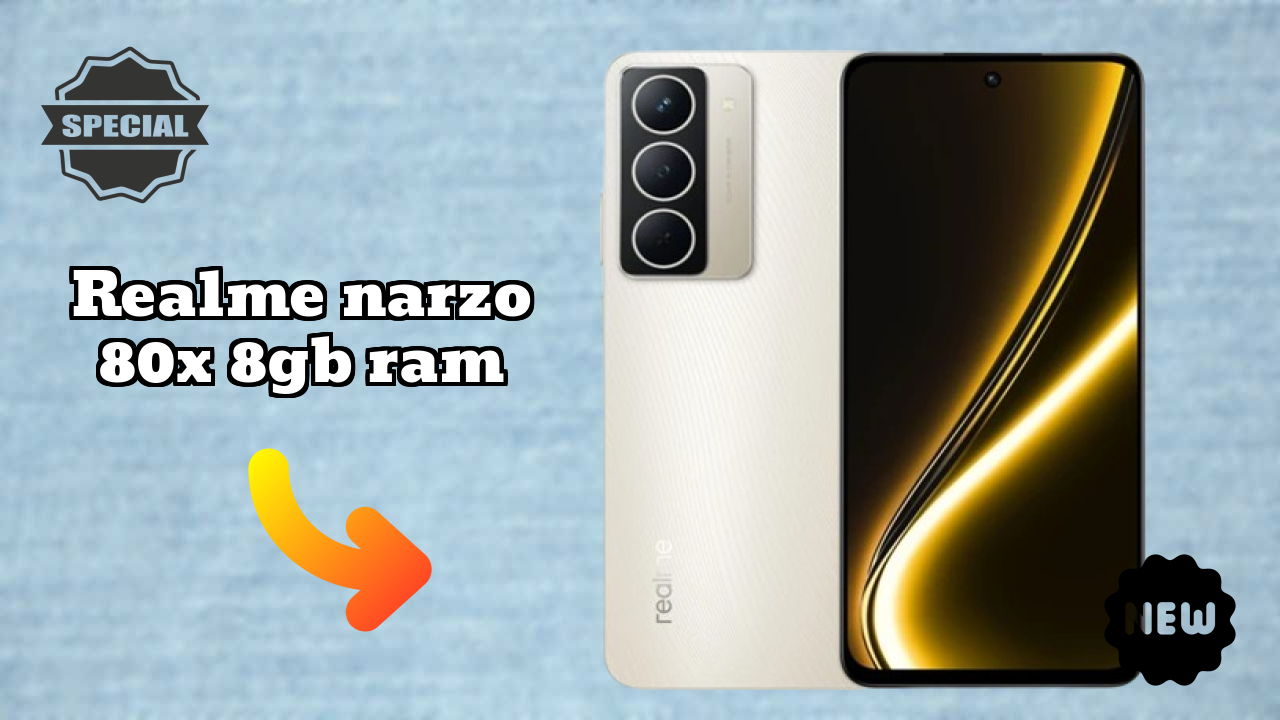 Realme Narzo 80X 8GB RAM Display Size: 6.72 Inches (17.07 Cm) Screen Review