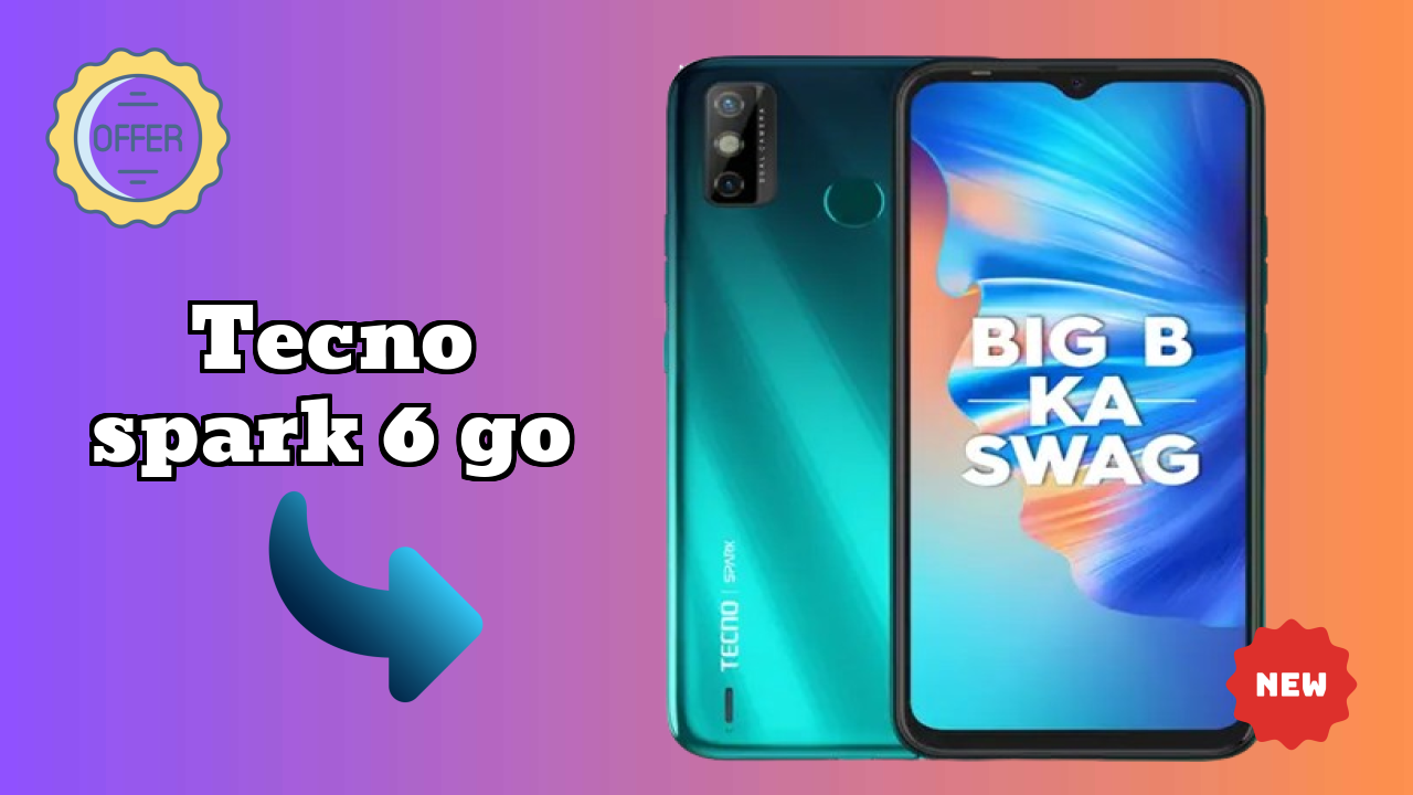 Tecno Spark 6 Go at ₹9,899 - Everything About It